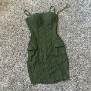 Windsor Olive Mini Dress